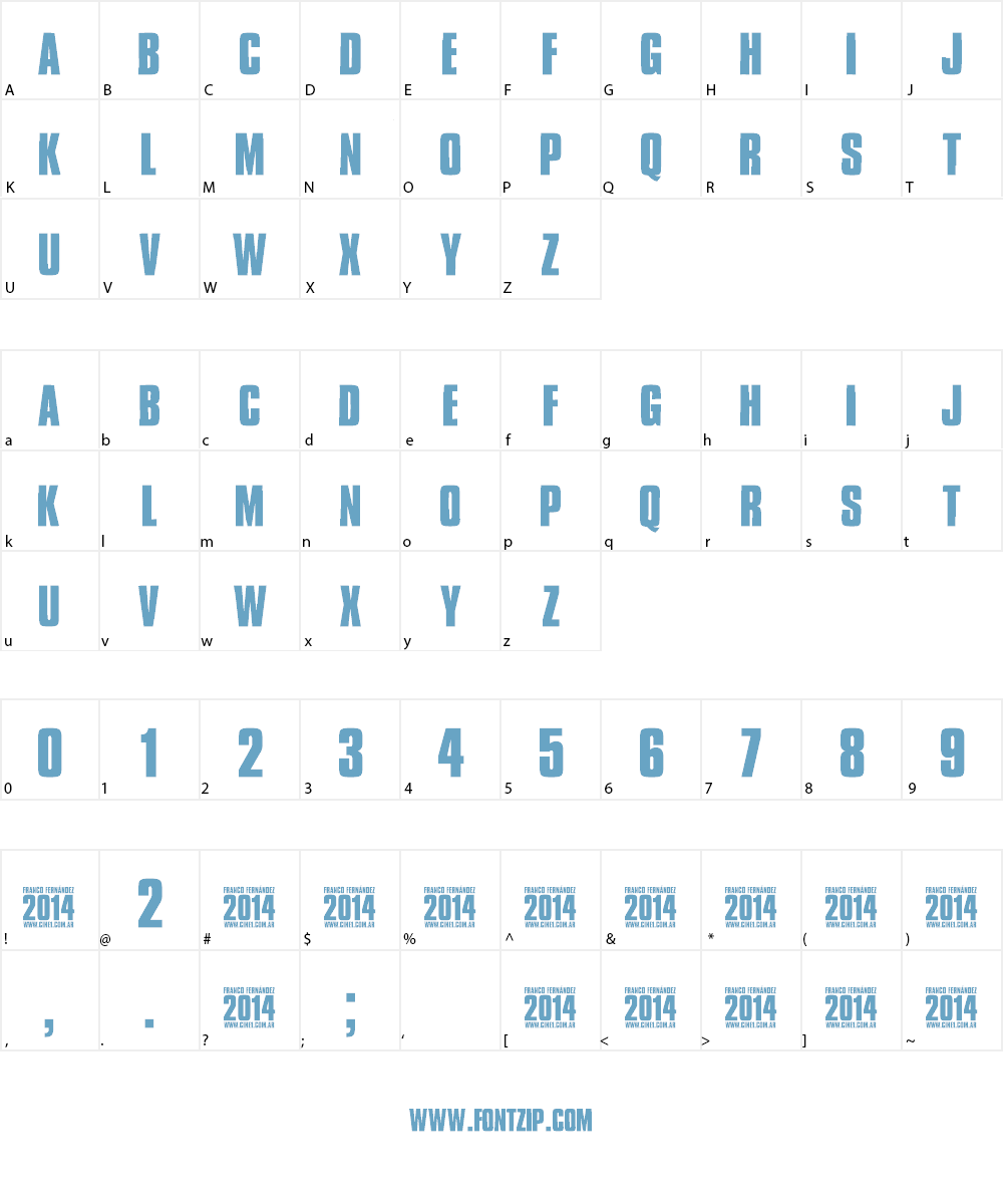 Godzilla MovieFont Font Character